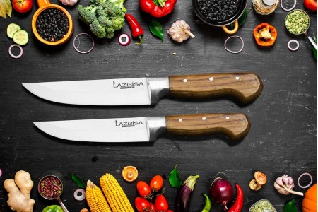 Lazbisa Mutfak Bıçağı 2'Li Set (No: 1-2)