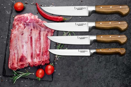 Lazbisa Mutfak Bıçağı 4'Lü Set (No: 0-1-2-3)