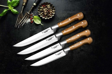 Lazbisa Mutfak Bıçak Seti Sebze Bıçağı 4'Lü Set ( No:1-2-3-3)