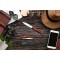 Lazbisa El Yapımı Outdoor Çakı Kamp Bıçağı Kılıf Hediyeli ( 17 cm )