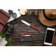 Lazbisa El Yapımı Outdoor Çakı Kamp Bıçağı Kılıf Hediyeli ( 17 cm )