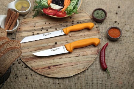 Lazbisa Mutfak Bıçak Seti 2'Li (Gold Serisi Mutfak Set No:1)