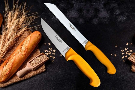Lazbisa Mutfak Bıçak Seti 2'Li (Gold Serisi Mutfak Set No:1)