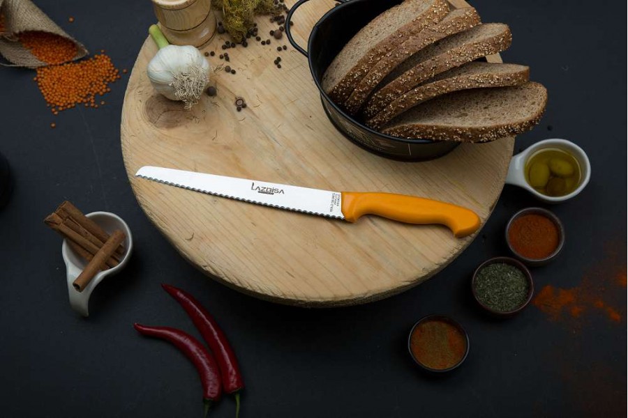 Lazbisa Tırtıklı Ekmek Bıçağı 