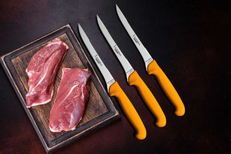 Lazbisa Mutfak Fileto Steak Bıçağı 3'Lü Set  
