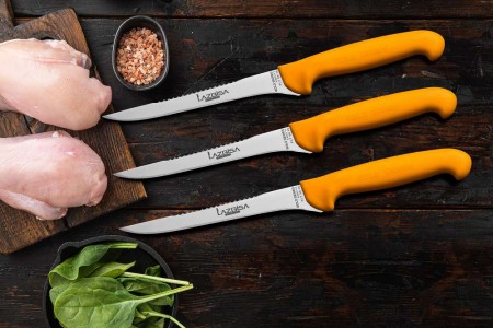 Lazbisa Mutfak Fileto Steak Bıçağı 3'Lü Set  