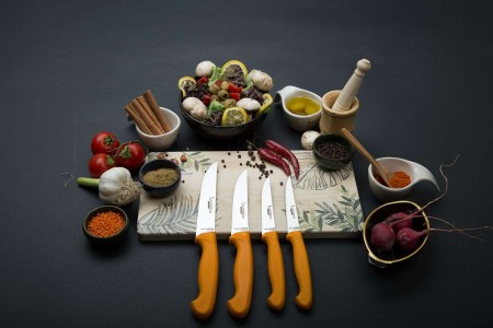 Lazbisa Mutfak Bıçağı 4'Lü Set (Gold Serisi)