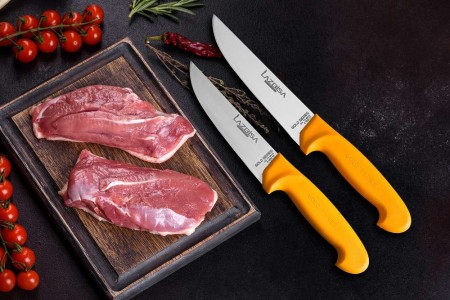 Lazbisa Mutfak Bıçak 2'Li Set (Gold Serisi )
