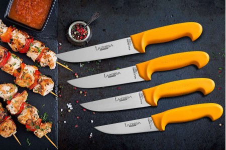 Lazbisa Mutfak Bıçağı Gold Serisi 4'Lü Set