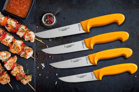 Lazbisa Mutfak Bıçağı Gold Serisi 4'Lü Set