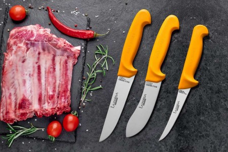 Lazbisa Mutfak Bıçak Seti 3'Lü ( Gold Serisi Profesyonel Set )