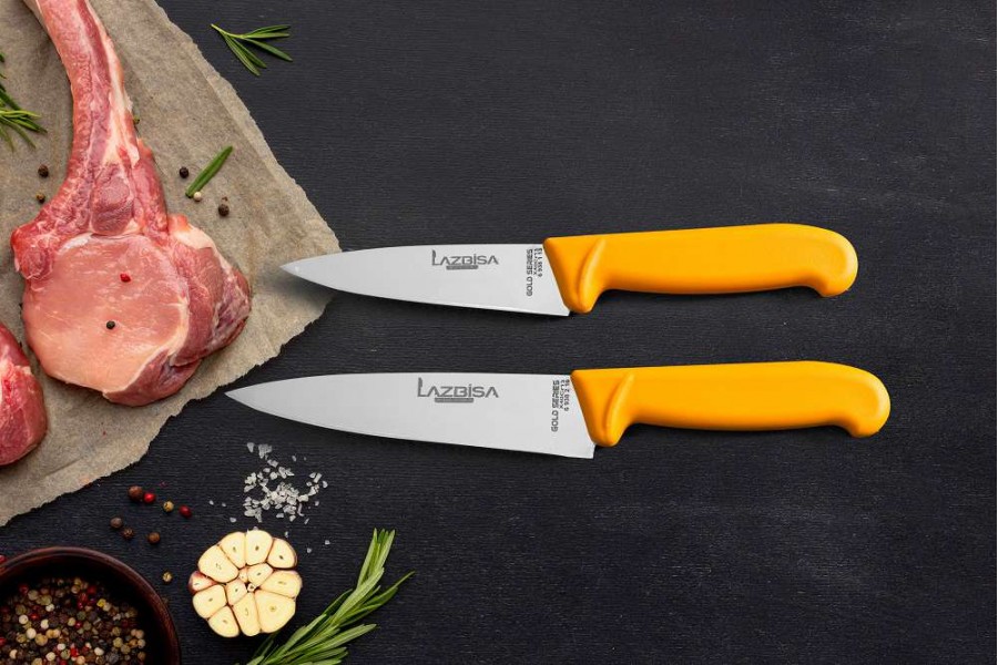 Lazbisa Mutfak Bıçak Seti 2'Li (Gold Serisi)