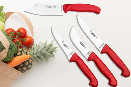 Lazbisa Silver Mutfak Bıçak Seti (4'lü Set)