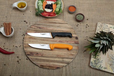 Lazbisa Mutfak Bıçak Seti Platinum - Gold  2'li Set