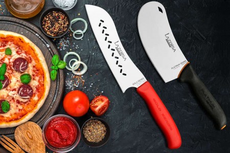 Lazbisa Mutfak Bıçak Seti Platinum Börek - Gold Serisi Mutfak Şef Bıçağı (2'Li Set)