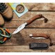 Lazbisa El Yapımı Outdoor Çakı Kamp Bıçağı Kılıf Hediyeli (20.5 cm)