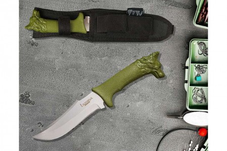 Lazbisa Outdoor Bıçak Seti Çakı Kamp Bıçağı El Yapımı 2'li Set (Kılıf Hediyeli)