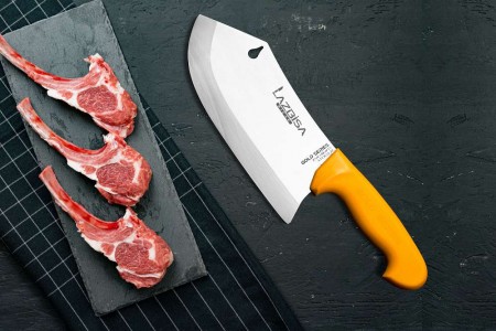 Lazbisa Mutfak Bıçağı Seti Et Kemik Satır Gold Serisi