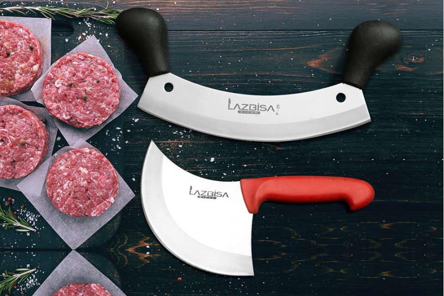 Lazbisa Mutfak Bıçağı Satır 2'Li Set 
