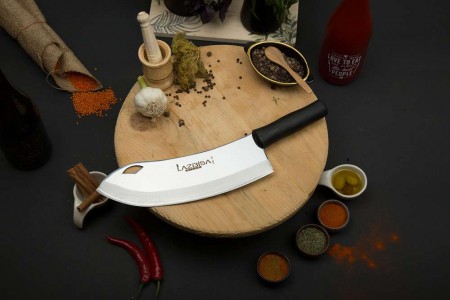 Lazbisa Mutfak Zırh Satır Kıyma Bıçağı (44 Cm) 