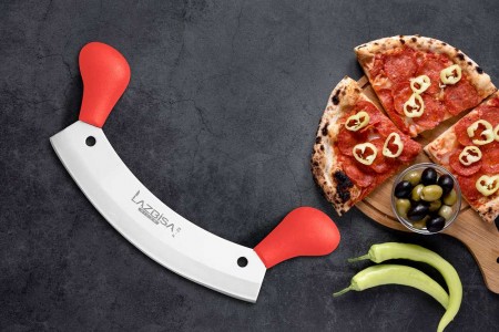 Lazbisa Mutfak Bıçak Seti Pizza Kesici Satır