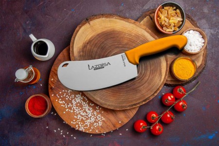 Lazbisa Mutfak Bıçağı Gold Serisi Satır (Pide Bıçağı)