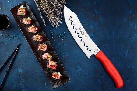 Lazbisa Mutfak Şef Bıçağı Eğri Santaku K ( Gold Serisi No: 2 K )