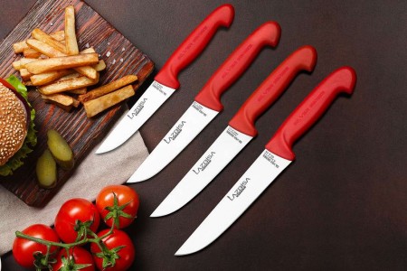 Lazbisa Mutfak Bıçağı 4'Lü Set - Silver Serisi