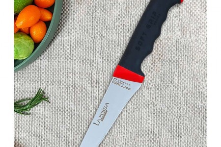 Soft Grip 5 Parça Mutfak Bıçak Seti Et Ekmek Sebze Meyve Bıçak ( No: 0-1-2-Y-S )  ( ABS Kaymaz Sap )
