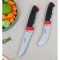 Soft Grip 2 Parça Mutfak Bıçak Seti Et Ekmek Sebze Meyve Bıçak ( No: Y-S )  ( ABS Kaymaz Sap )