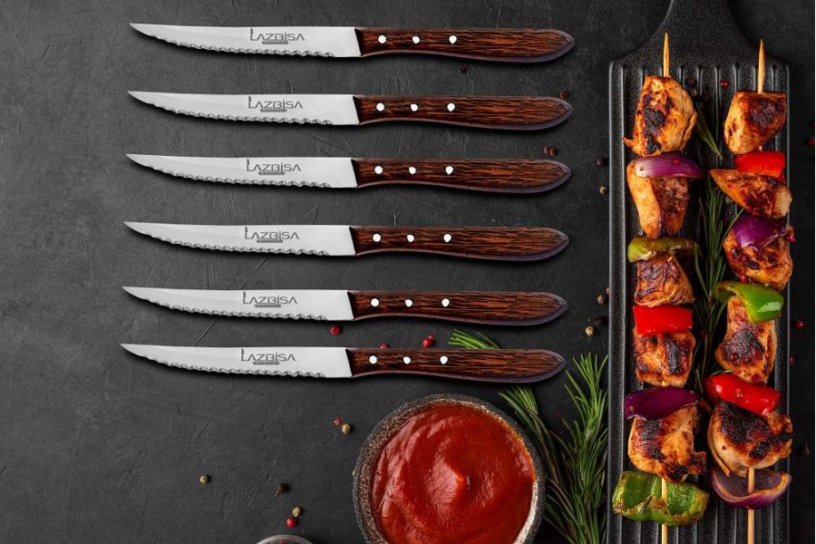 Lazbisa Mutfak Steak Bıçağı 6'Lı Set