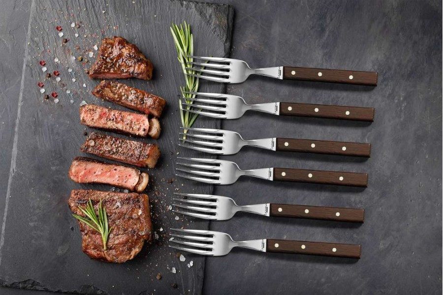Lazbisa Mutfak Steak Çatal 6'Lı Set